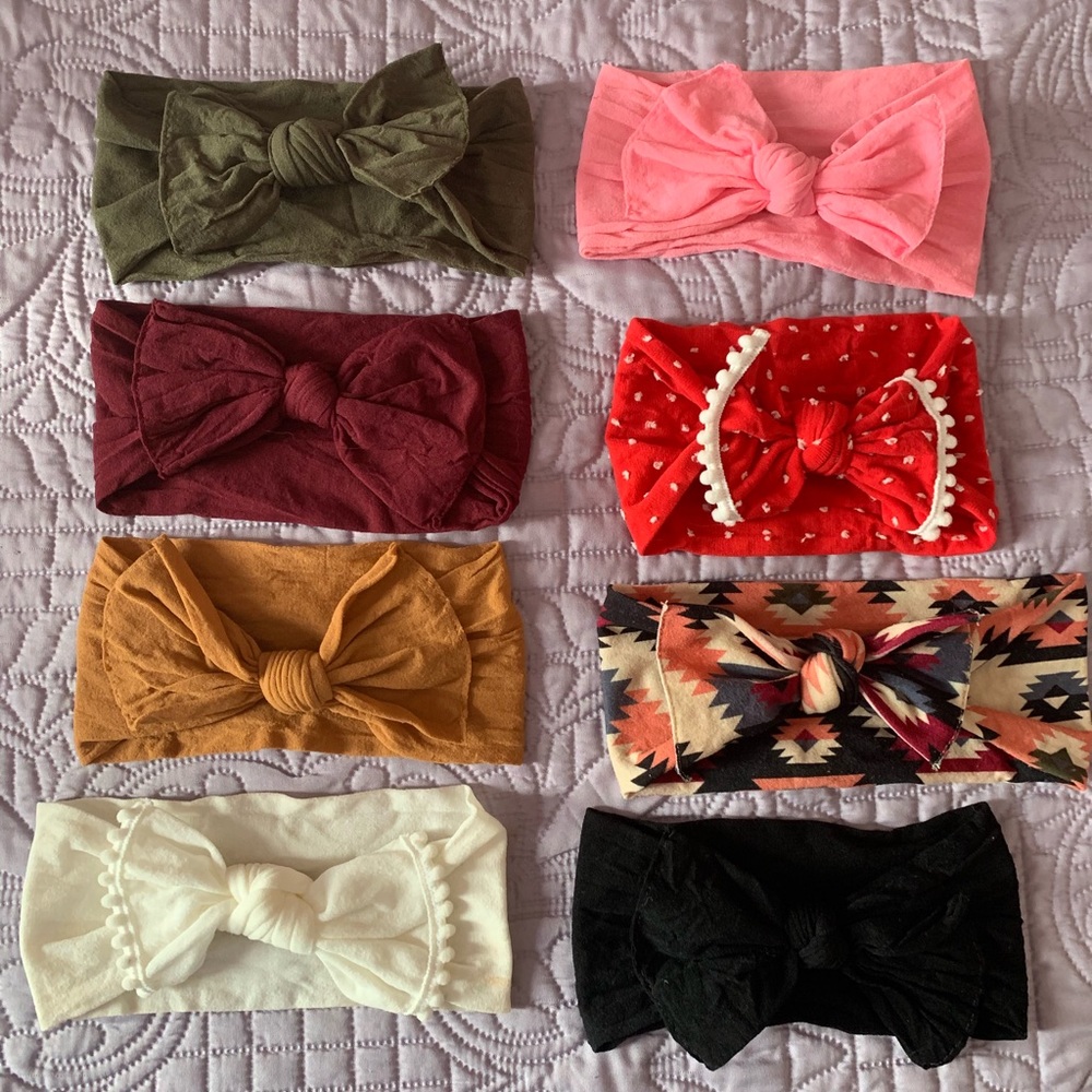 Baby bling bows